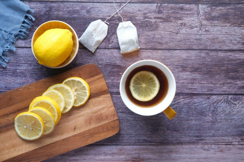 soothing lemon tea
